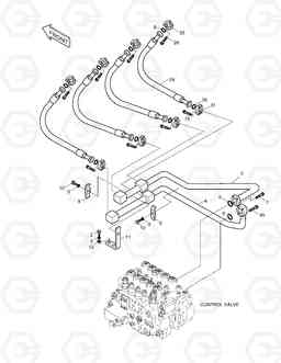 1250 MAIN PIPING(2) SOLAR 290LC-V, Doosan