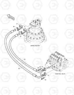 1270 MAIN PIPING(4) SOLAR 290LC-V, Doosan