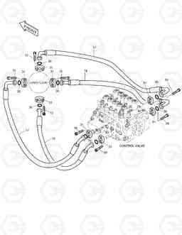 1280 MAIN PIPING(5) SOLAR 290LC-V, Doosan