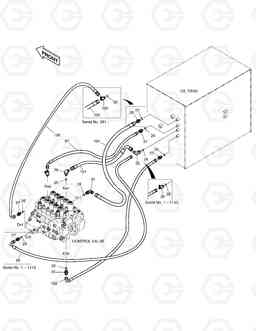 1370 PILOT PIPING(8) SOLAR 290LC-V, Doosan