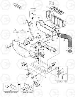 1390 CONTROL STAND-LH SOLAR 290LC-V, Doosan