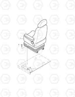 1413 SEAT MOUNTING-EXCEPT EUROPE & U.S.A SOLAR 290LC-V, Doosan