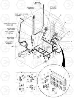 1650 ELECTRIC PARTS(3)-CABIN SOLAR 290LC-V, Doosan