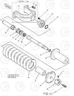 2130 TRACK SPRING SOLAR 290LC-V, Doosan