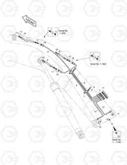 3140 LUBRICATION PIPING SOLAR 290LC-V, Doosan