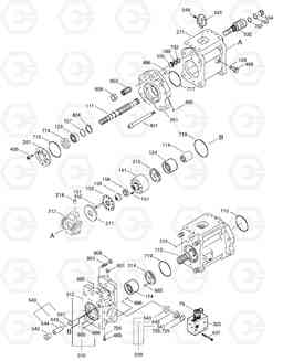 4100 MAIN PUMP SOLAR 290LC-V, Doosan