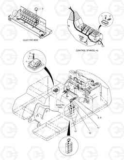 6141 TRAVEL/SWING ALARM ASS'Y SOLAR 290LC-V, Doosan