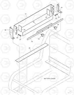 6325 WINDOW GUARD(2)-U.S.A SOLAR 290LC-V, Doosan