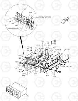 6670 STEREO ASS'Y-JAPAN SOLAR 290LC-V, Doosan