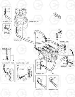 1360 PILOT PIPING(7) SOLAR 220LC-V, Doosan