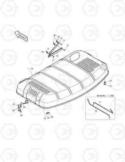 1560 COVER(5) SOLAR 220LC-V, Doosan