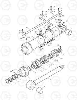 4330 ARTI.BOOM CYLINDER SOLAR 220LC-V, Doosan