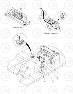 6161 TRAVEL/SWING ALARM ASS'Y SOLAR 220LC-V, Doosan