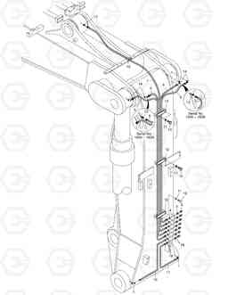 7180 FRONT LUBRICATION PIPING-ARTI.BOOM SOLAR 220LC-V, Doosan