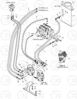 7300 MAIN PIPING-ROTATION & TILTING SOLAR 220LC-V, Doosan