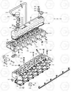 005 CYLINDER HEAD SOLAR 130W-V, Doosan