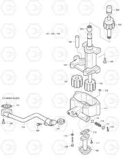 007 OIL PUMP SOLAR 130W-V, Doosan