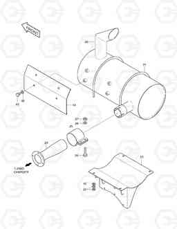 1130 MUFFLER SOLAR 130W-V, Doosan