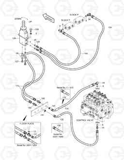 1360 PILOT PIPING(6) SOLAR 130W-V, Doosan