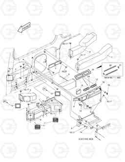 1550 DUCT COVER ASS'Y SOLAR 130W-V, Doosan