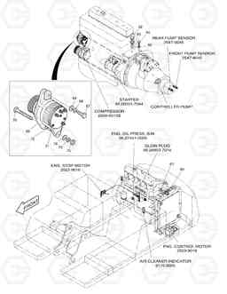 1640 ELECTRIC PARTS(6)-ENGINE SOLAR 130W-V, Doosan