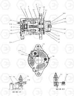 1646 ALTERNATOR SOLAR 130W-V, Doosan