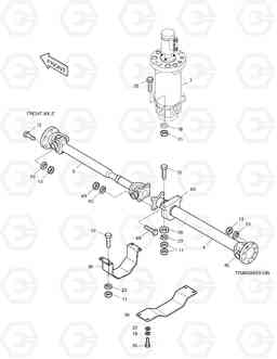 2120 POWER TRAIN(3)-SHAFT& C/J SOLAR 130W-V, Doosan