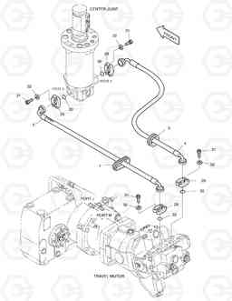 2195 PROPELLING PIPING(1)-REMOTE T/M SOLAR 130W-V, Doosan