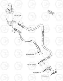 2222 PROPELL. PIPING(4-1)-DRAIN,TESTPORT SOLAR 130W-V, Doosan