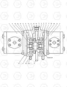 4202 PTO PUMP SOLAR 130W-V, Doosan