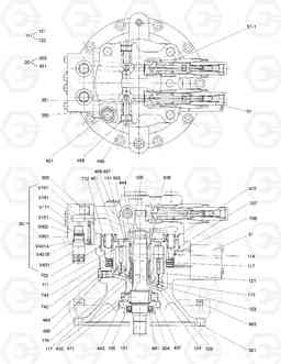 4240 SWING MOTOR SOLAR 130W-V, Doosan