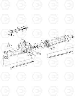 4590 BODY-FRONT AXLE SOLAR 130W-V, Doosan