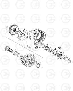 4735 OUTPUT SHAFT-TRANSMISSION SOLAR 130W-V, Doosan