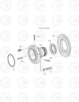 4770 HUB CARRIER-REAR AXLE SOLAR 130W-V, Doosan