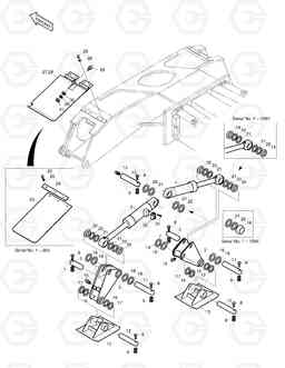 6100 FRONT OUTRIGGER-WELDING TYPE SOLAR 130W-V, Doosan