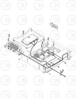 6330 ELECTRIC BOX-FOR GERMANY SOLAR 130W-V, Doosan