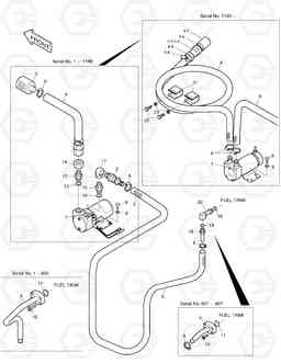 6370 FUEL FILLER PUMP ASS'Y SOLAR 130W-V, Doosan