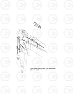 6810 FRONT PIPING-BOOM4.6m+ARM2.1m SOLAR 130W-V, Doosan