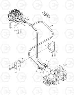 1211 MAIN PIPING(1-1) SOLAR 130W-V, Doosan