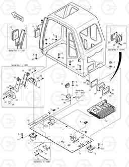 1450 CABIN ASS'Y SOLAR 130W-V, Doosan