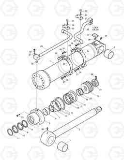 4525 ARTI.BOOM CYLINDER-LOCK VALVE SOLAR 130W-V, Doosan