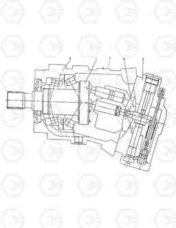 4930 PISTON MOTOR SOLAR 130W-V, Doosan