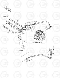 1270 MAIN PIPING(4) SOLAR 130-V, Doosan