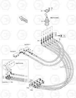 1330 PILOT PIPING(5) SOLAR 130-V, Doosan