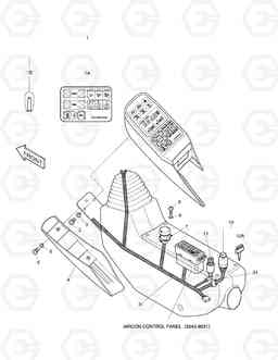 1630 ELECTRIC PARTS(1)-STAND R.H SOLAR 130-V, Doosan