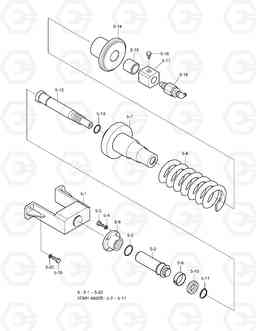 2130 TRACK SPRING(1) SOLAR 130-V, Doosan