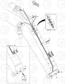 3140 LUBRICATION PIPING SOLAR 130-V, Doosan
