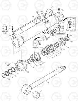 4230 BOOM CYLINDER-L.H SOLAR 130-V, Doosan