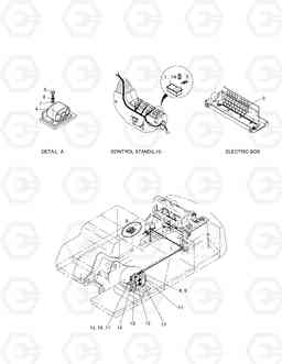 6142 TRAVEL/SWING ALARM ASS'Y SOLAR 130-V, Doosan