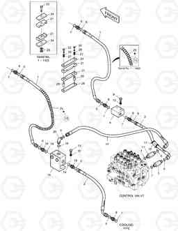 6460 MAIN PIPING-ONE & TWO WAY SOLAR 130-V, Doosan